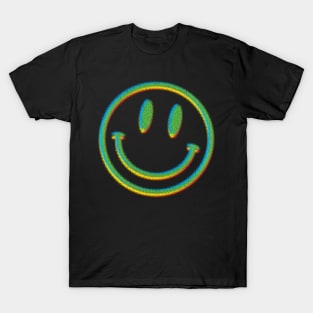 Acid Smiley in green T-Shirt